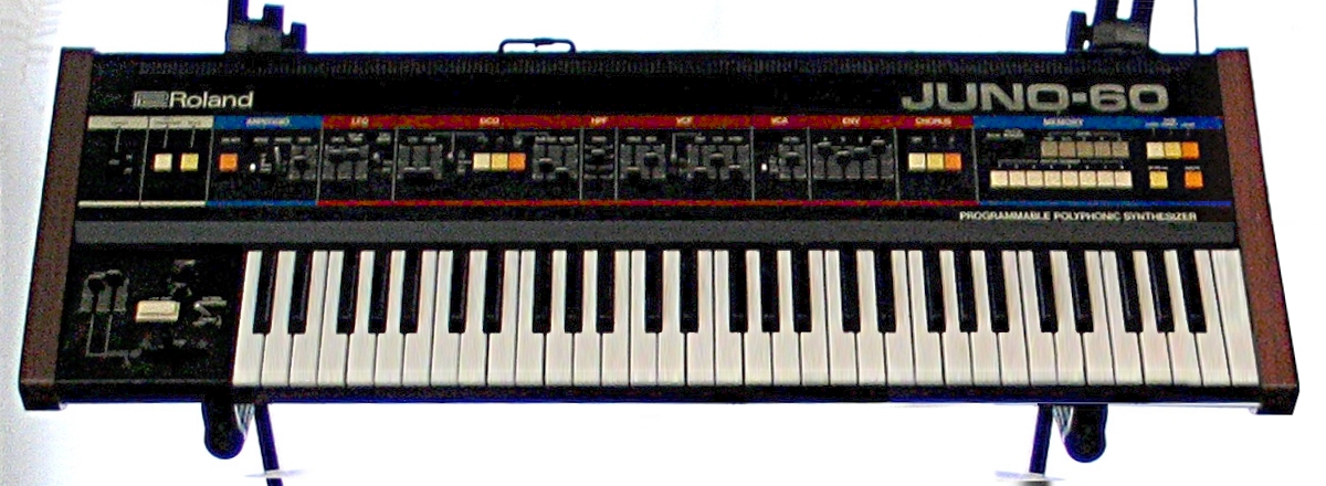 Roland Juno-60 polyphonic analog synthesizer