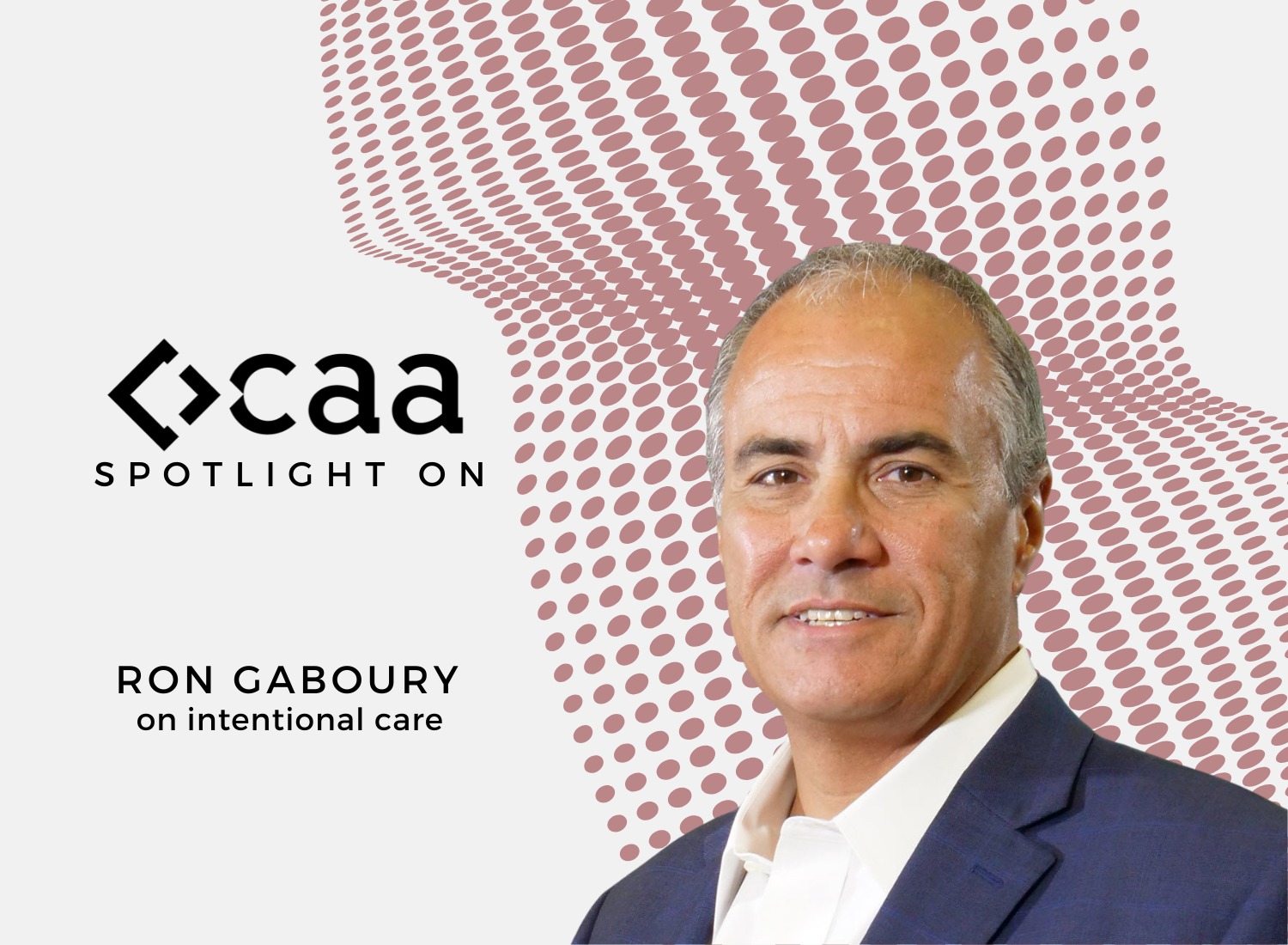 Editorial portrait of Ronald Gaboury accompanying a 2025 interview about Caregility