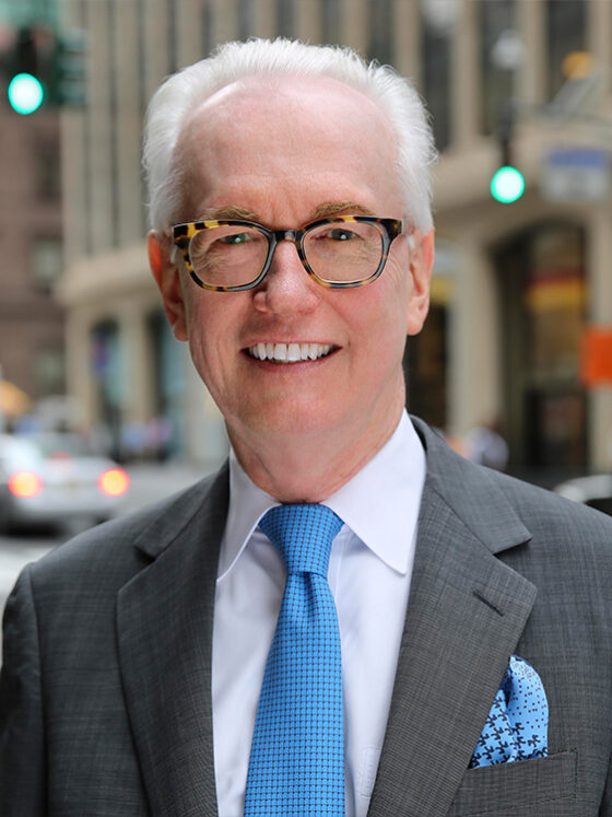 RooneyPartners founder and CEO Terry Rooney on Madison Avenue in New York
