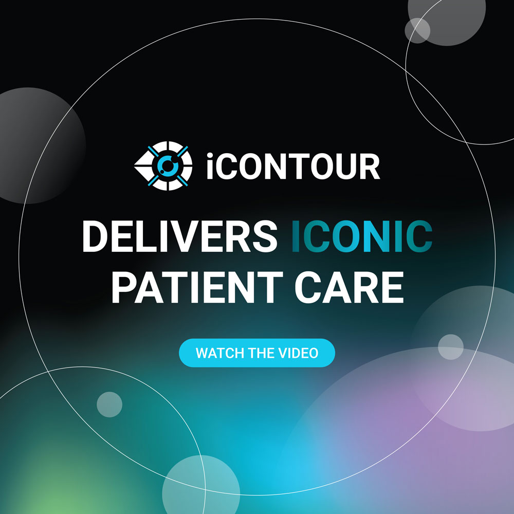iContour product launch artwork created for Visionary Optics