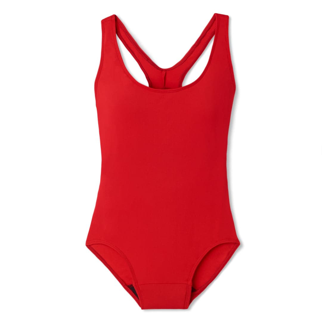 Ruby Love red racerback period swimsuit
