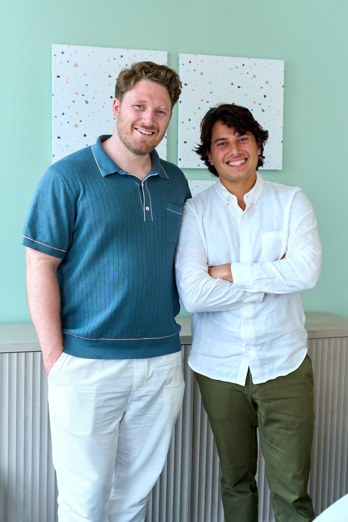 Rundoo co-founders Nick Hershey and Andrew Beckman in the Rundoo office