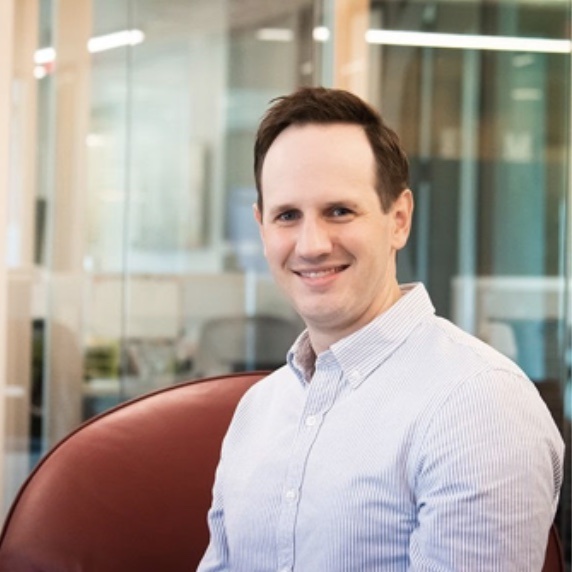 Ryan Gould in the older author photograph published with his Threekit guest article
