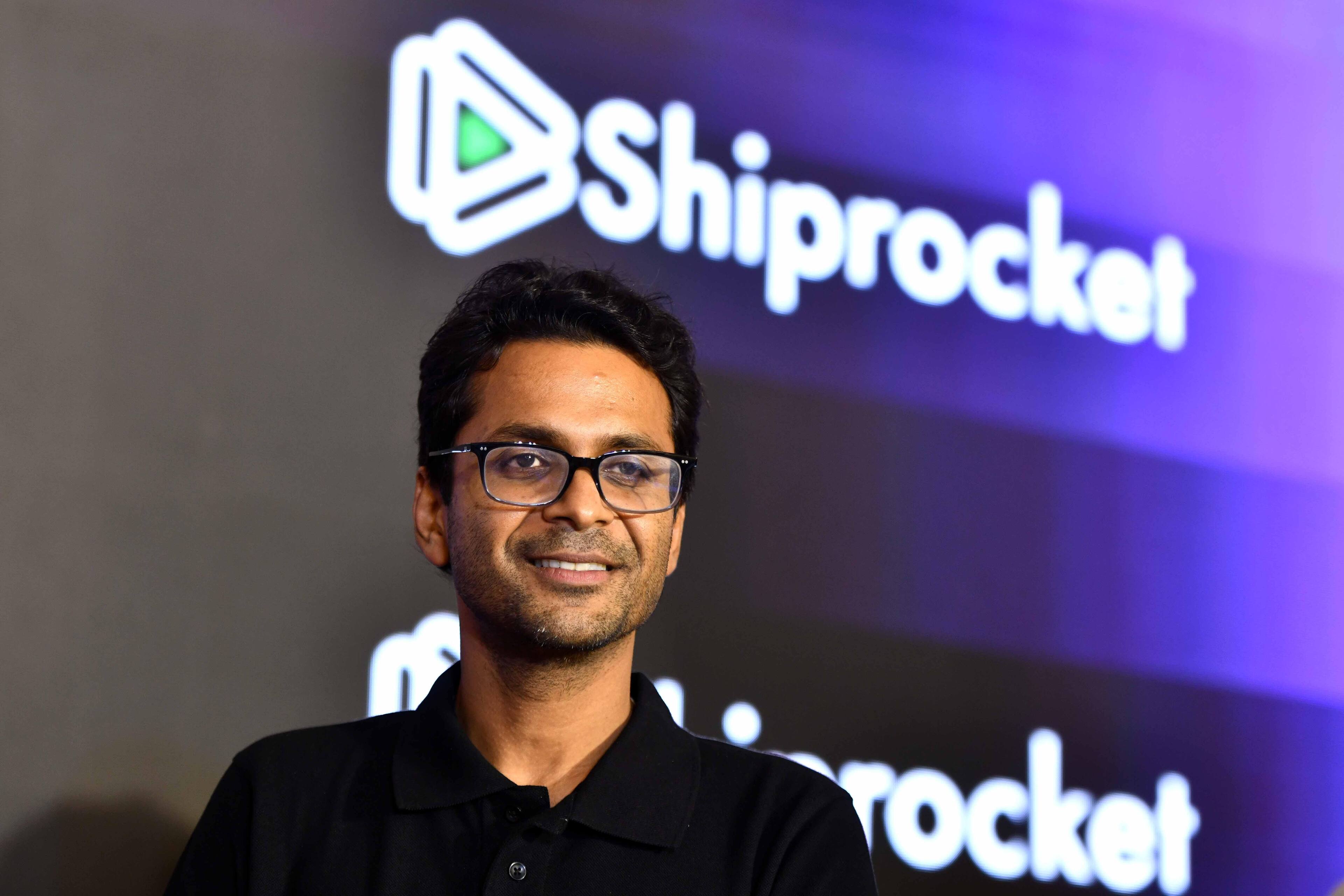 Saahil Goel at Shiprocket’s IPO press conference in Mumbai