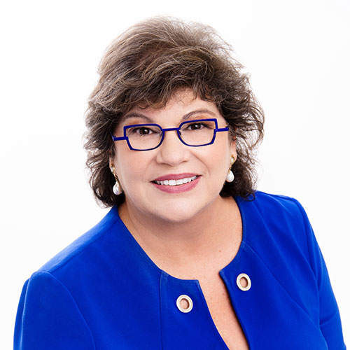 Portrait of SalterMitchell PR founder April Salter