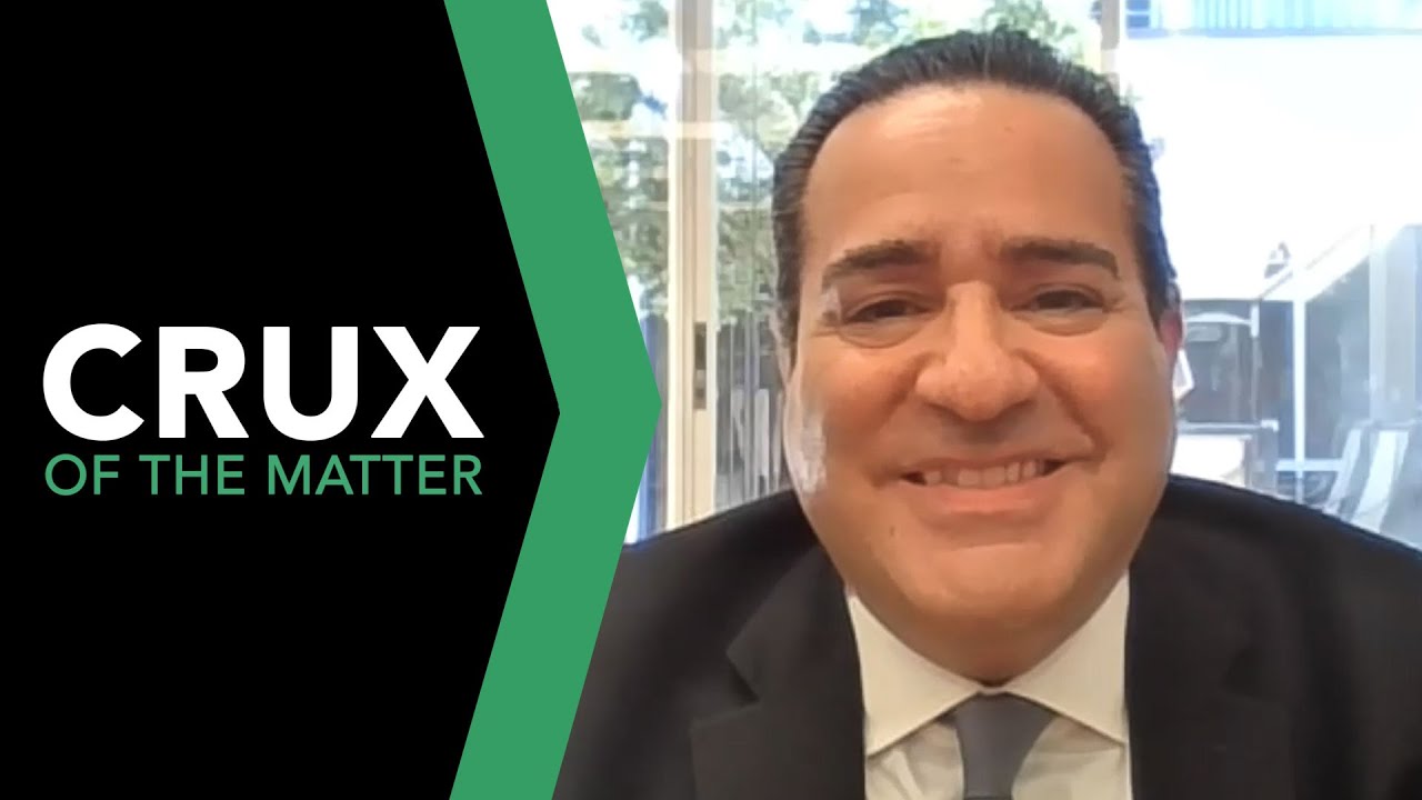 Sam Ataya appearing in a CRUX Investor interview