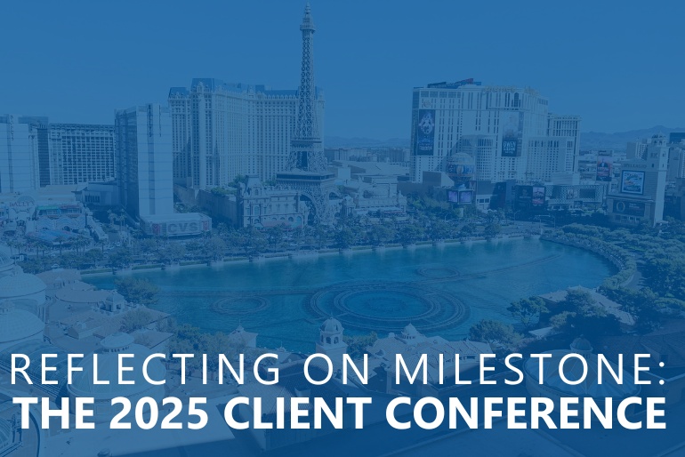 ImagineSoftware’s illustrated Las Vegas conference announcement for its 2025 client gathering