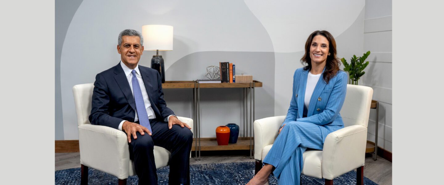 Sam Hazen, left, seated beside Erica Rossitto for their June 2026 interview.