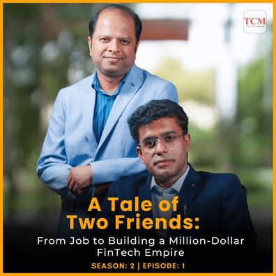 Podcast artwork featuring CLOUDIT co-founders Ashish Jindal and Sam Mazumdar