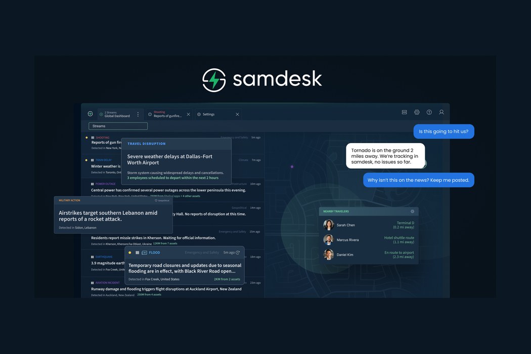Samdesk Built a Crisis Radar. The Real Product Is 30 Minutes to Think.