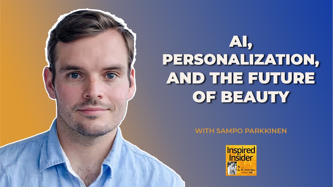 Podcast artwork featuring Sampo Parkkinen for a conversation about AI and personalization