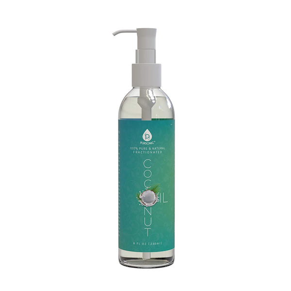 Pursonic fractionated coconut oil bottle