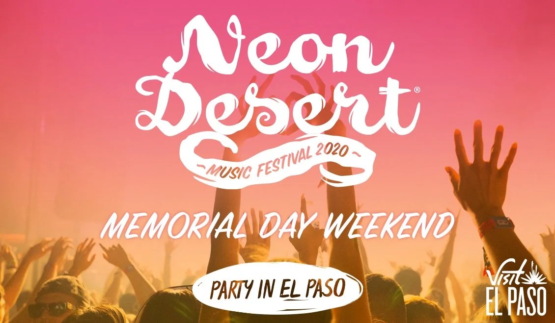 Neon festival campaign artwork for Destination El Paso