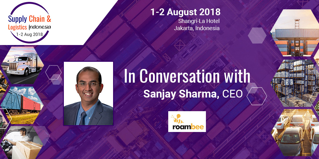 2018 Supply Chain and Logistics Indonesia interview graphic featuring Sanjay Sharma