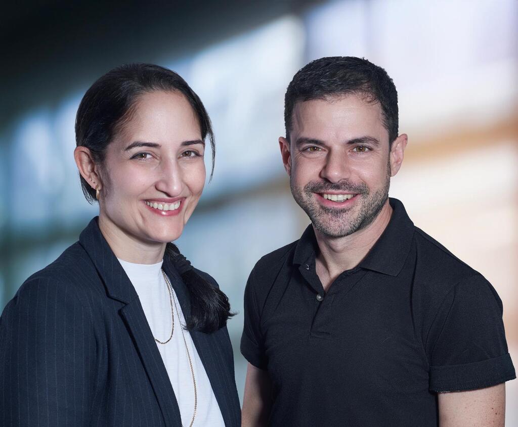 Sarah Levy, left, and Euno co-founder Eyal Firstenberg, right.