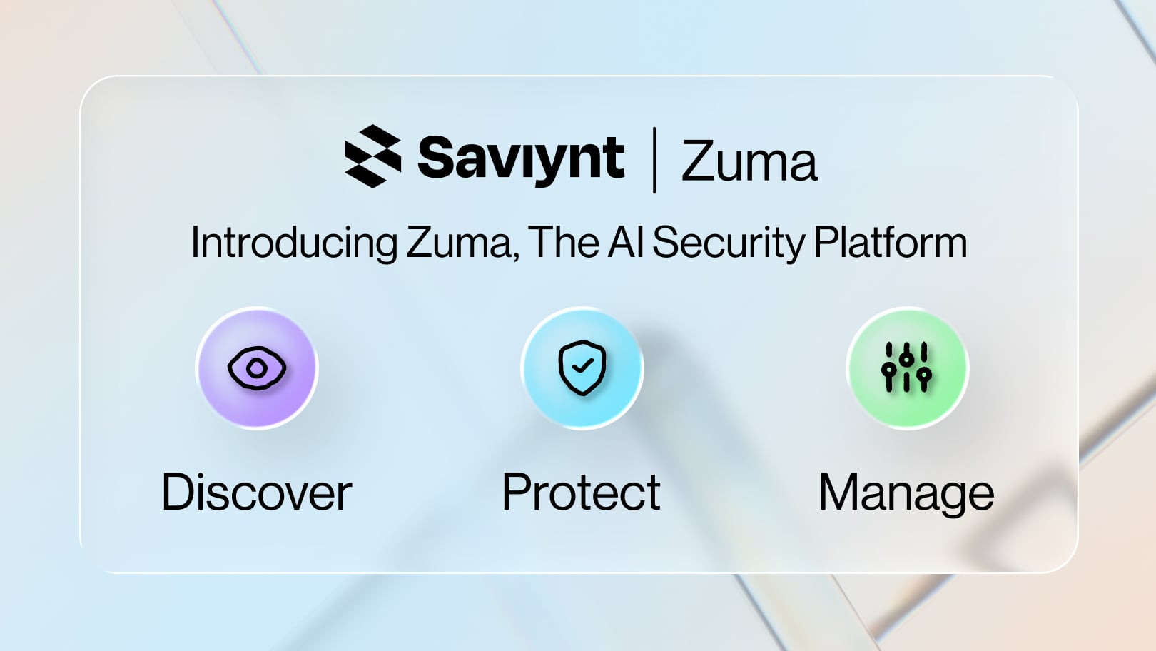 Saviynt Zuma product presentation graphic