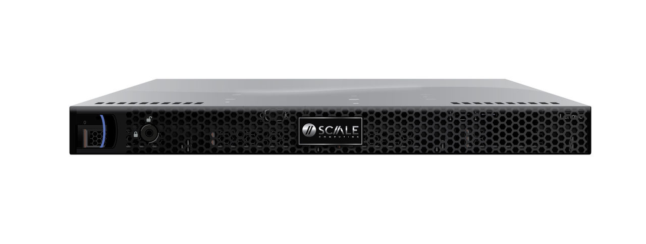 Three Scale Computing HE500-series rack appliances