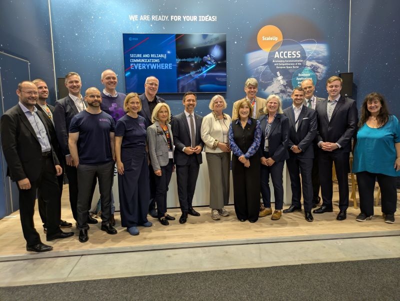 Participants gathered at the ESA BIC announcement at ILA Berlin 2026