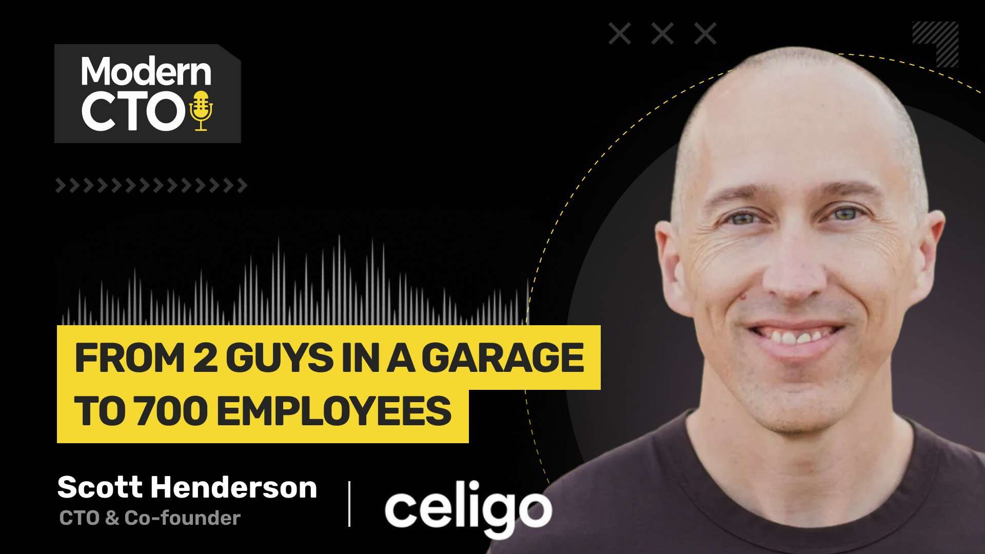 Scott Henderson pictured for his Modern CTO podcast interview
