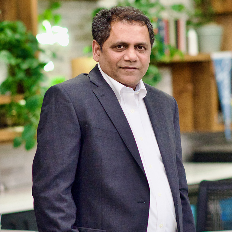 Seanergy founder Sriram Nallam, wearing a dark jacket