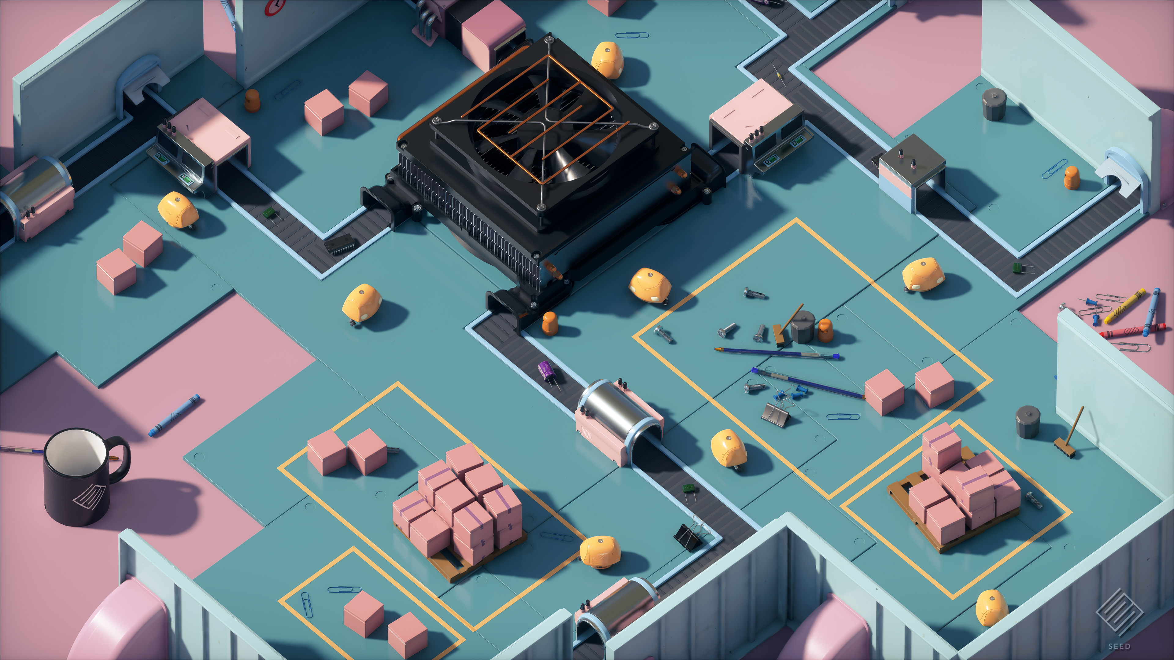 Robotic characters in SEED’s PICA PICA real-time ray-tracing experiment