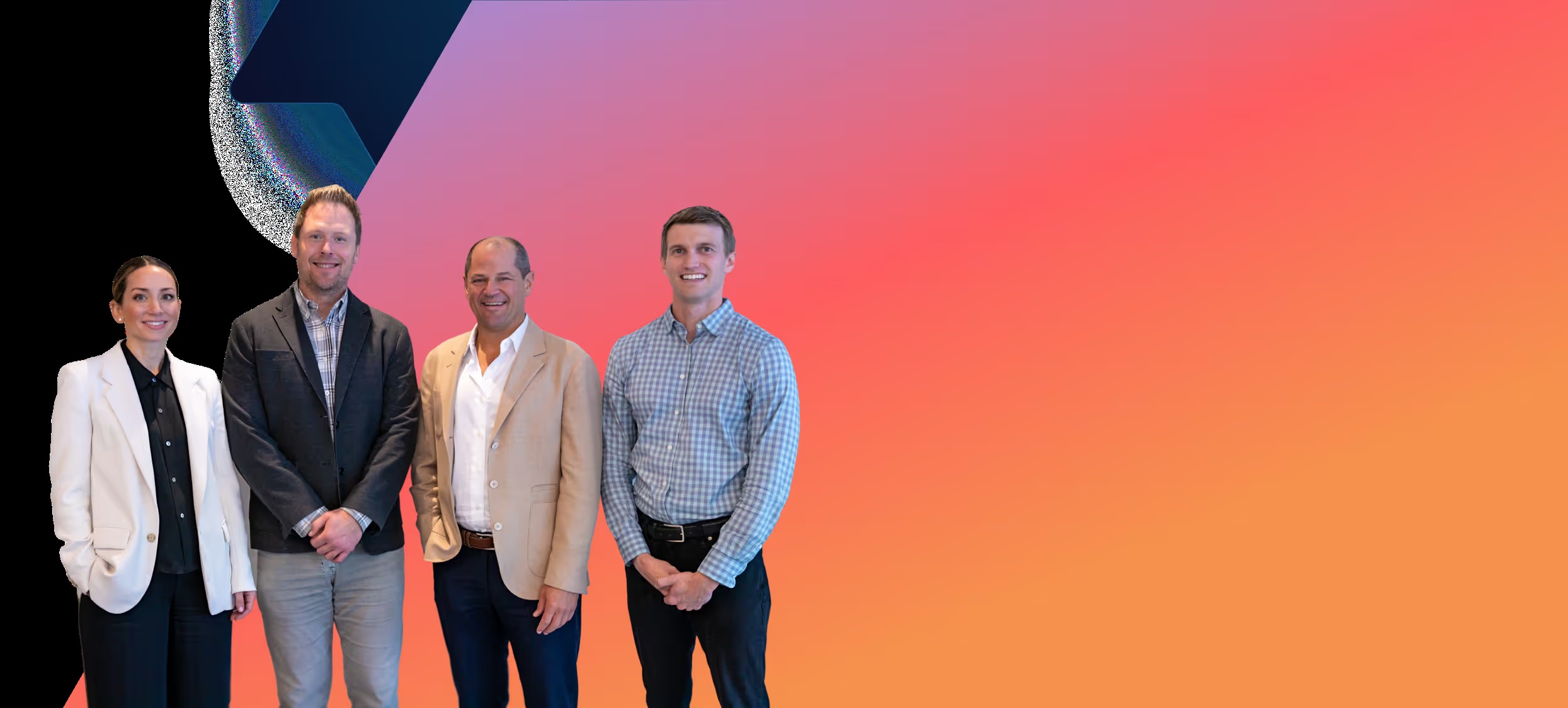 Four members of the SemperVirens team in an official company composite