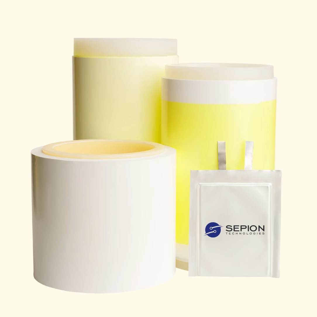 Sepion separator rolls and a pouch cell