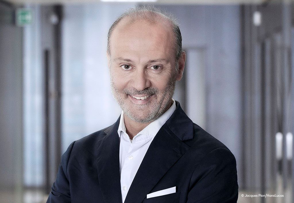 Sergio Muratori Casali smiling in a dark jacket and white shirt