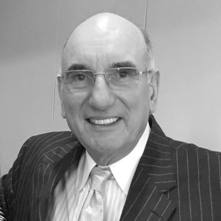 Black-and-white portrait of Seroka founder Pat Seroka