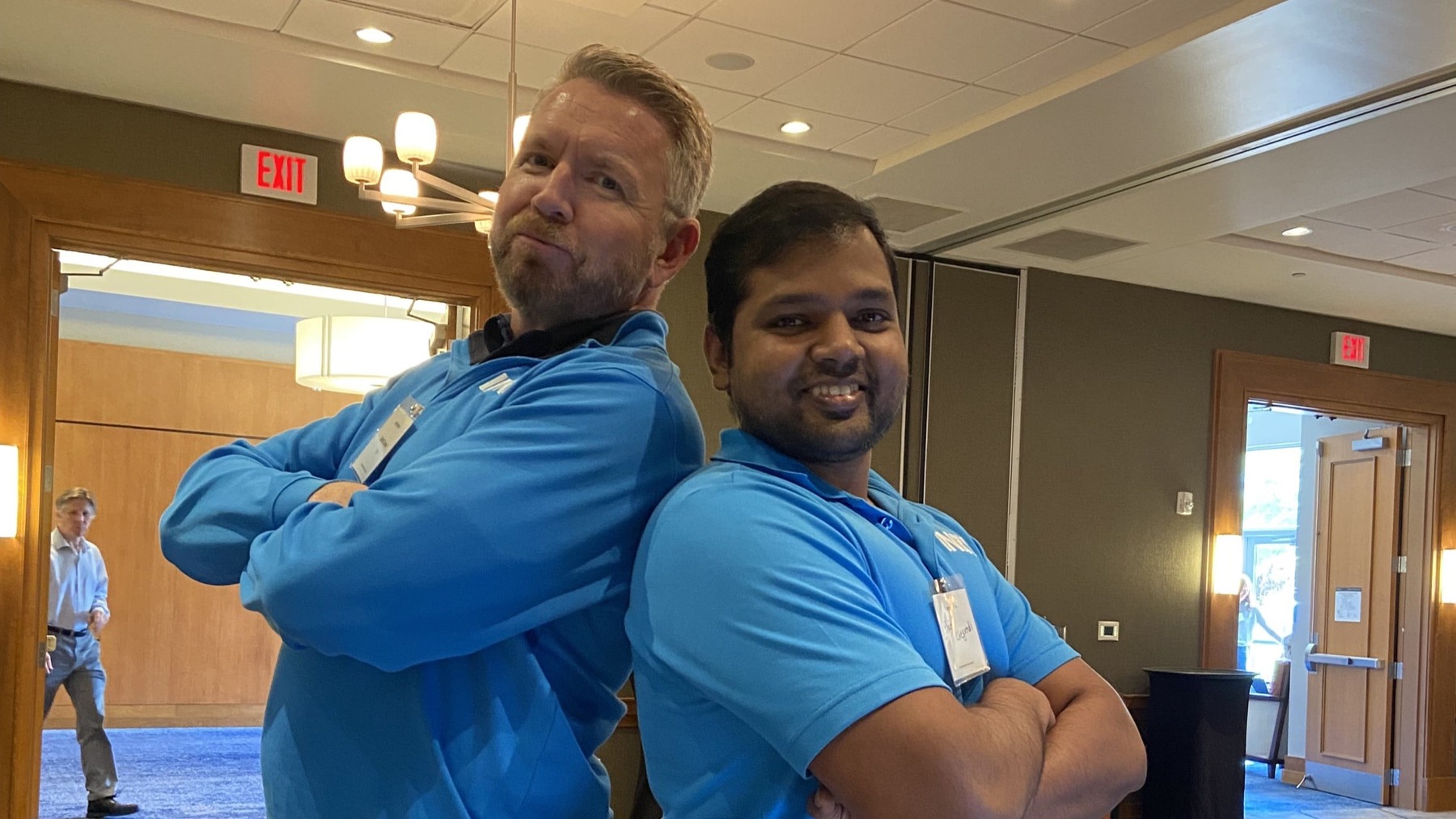 INRY representatives in a company event photograph. Photo: INRY; deployment date not specified.