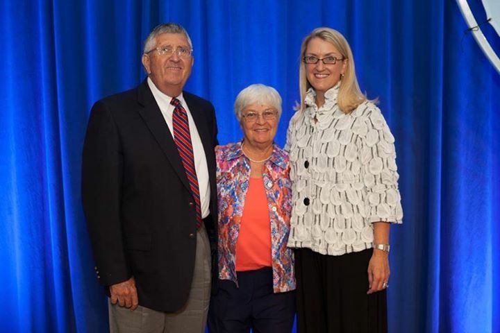 Edward Jerry Tallach, Ellen Tallach and Sharon Tallach Vogelpohl at the 2017 Power of the Purse event