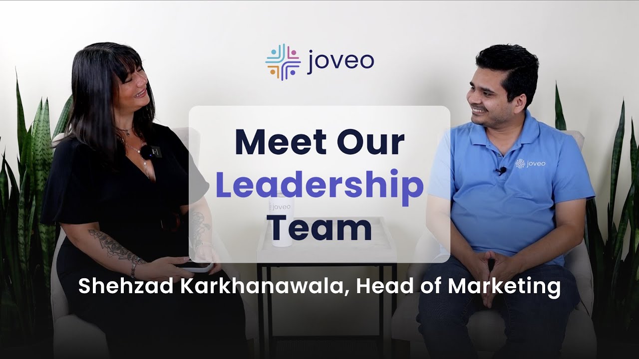 Shehzad Karkhanawala in conversation during Joveo's Meet Our Leadership Team interview