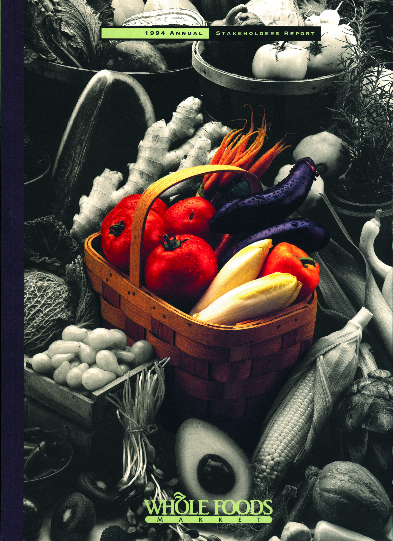 A social-issues annual report designed for Whole Foods Market
