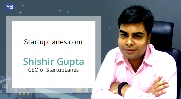 Shishir Gupta seated at a desk, in the press image accompanying his 2016 interview