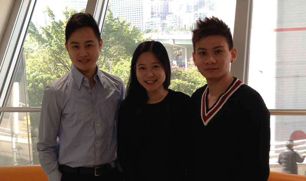 SHOPLINE founders Raymond Yip, Fiona Lau and Tony Wong, left to right