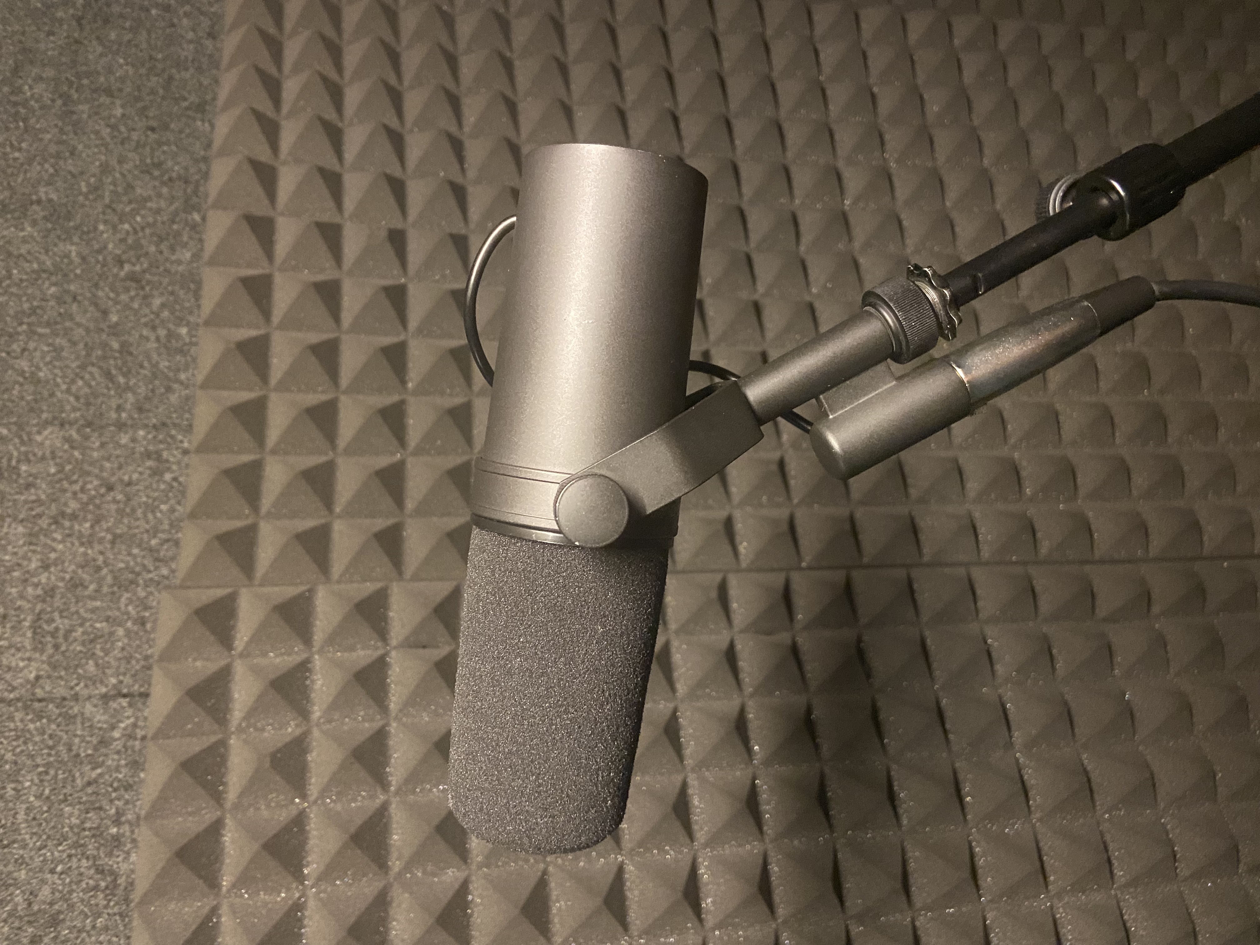Shure SM7 studio microphone