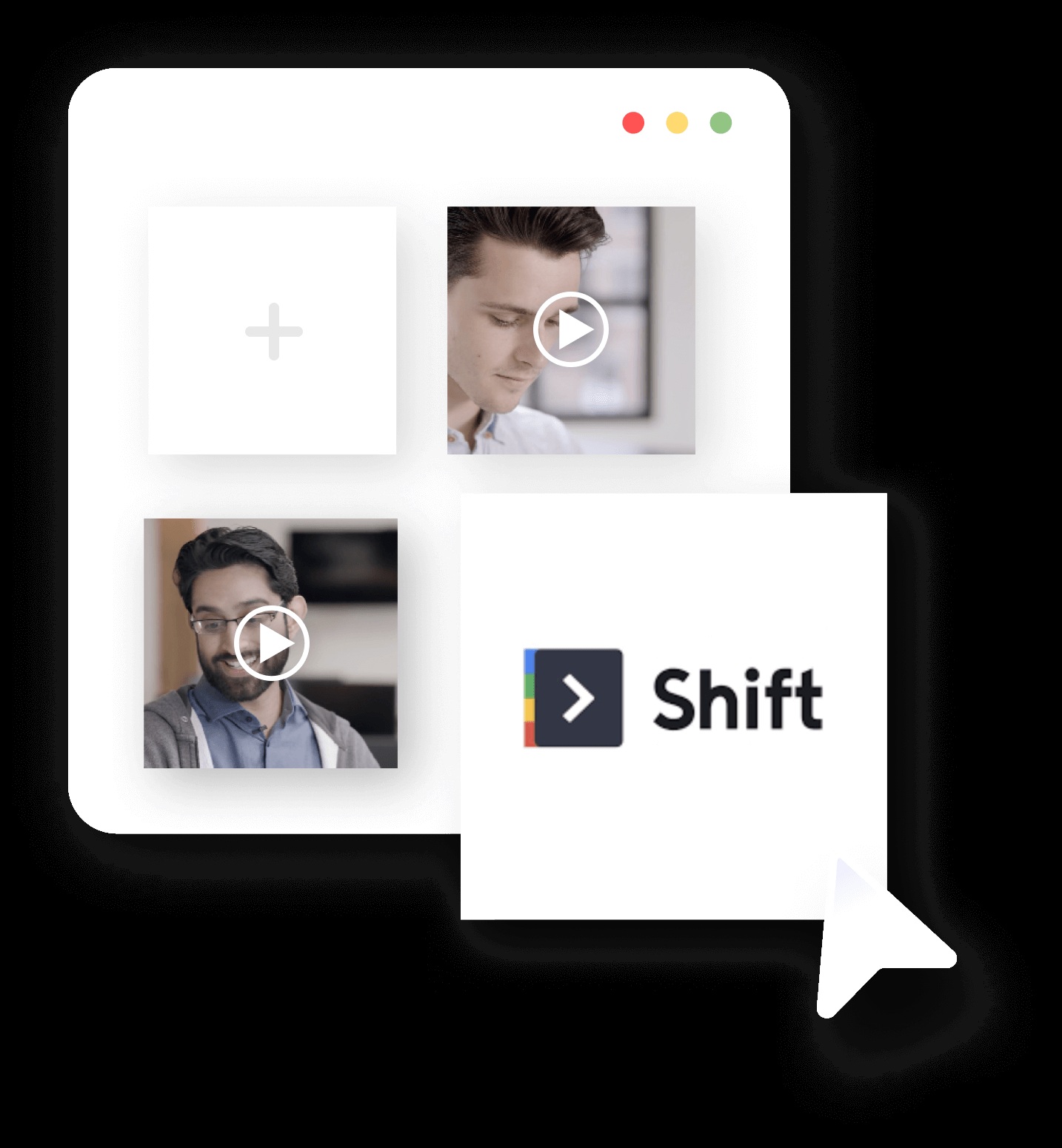 Creative asset illustration from Shuttlerock’s Shift case study