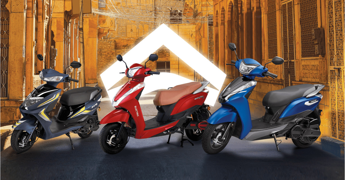Ampere electric scooters connected through Sibros software