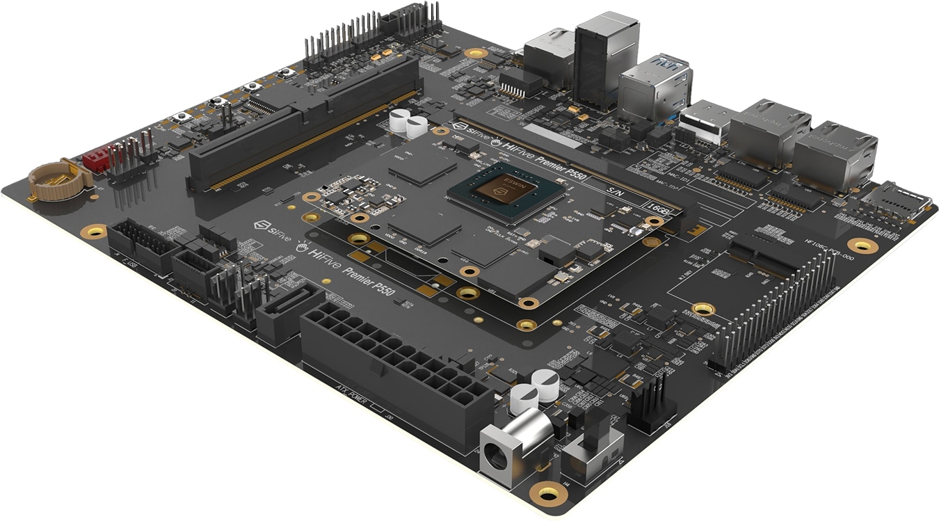 SiFive HiFive Premier P550 development board