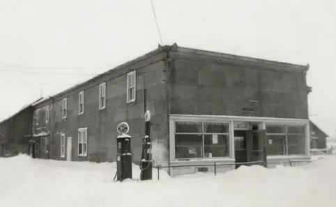 The original Silica Hardware store in rural Wisconsin
