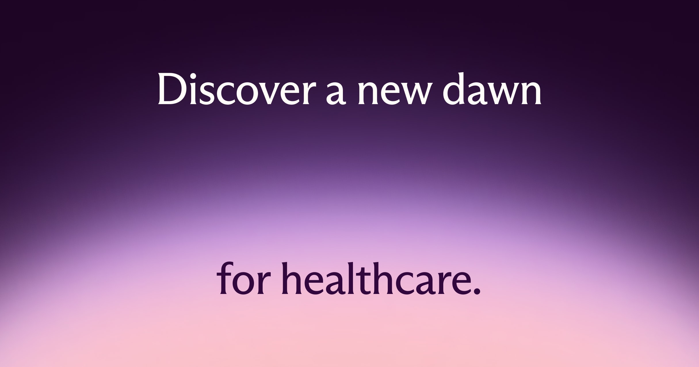 Silna Health brand image - 'Discover a new dawn for healthcare'
