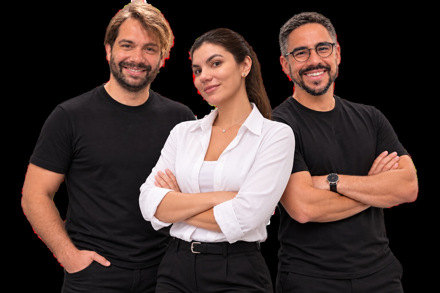 Interfell founders and team members in the group’s official team portrait