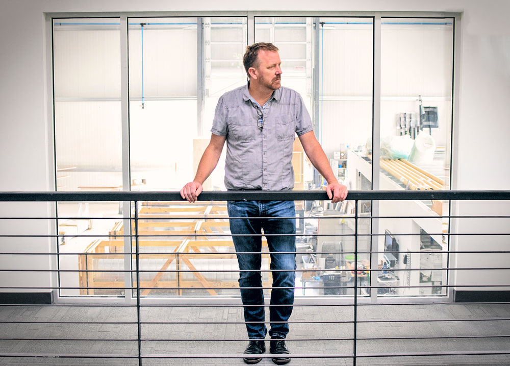 Bob Pineo at Design Develop headquarters