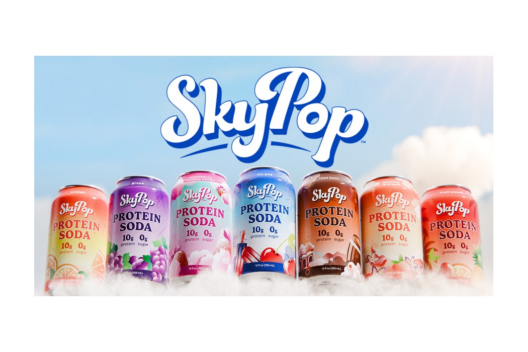 SkyPop Protein Soda