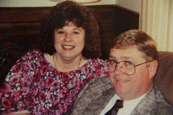 Skyward co-founders Jean and Jim King standing together