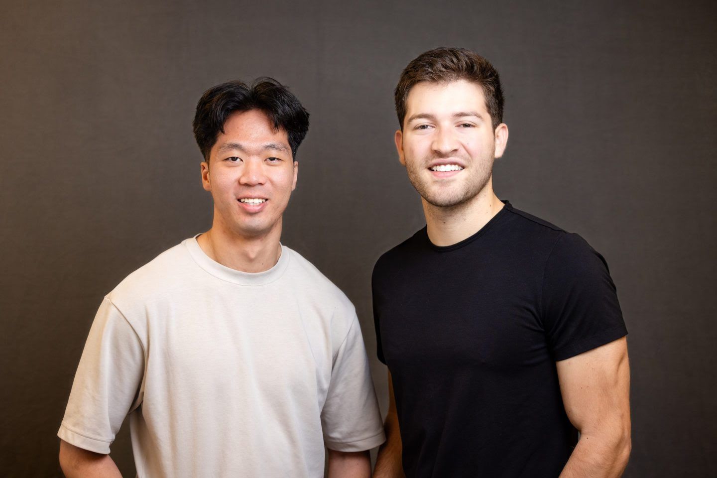 Slash co-founders Kevin Bai and Victor Cardenas standing together