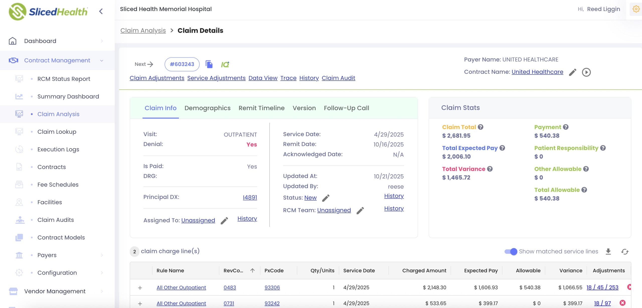 SlicedIQ contract intelligence product interface