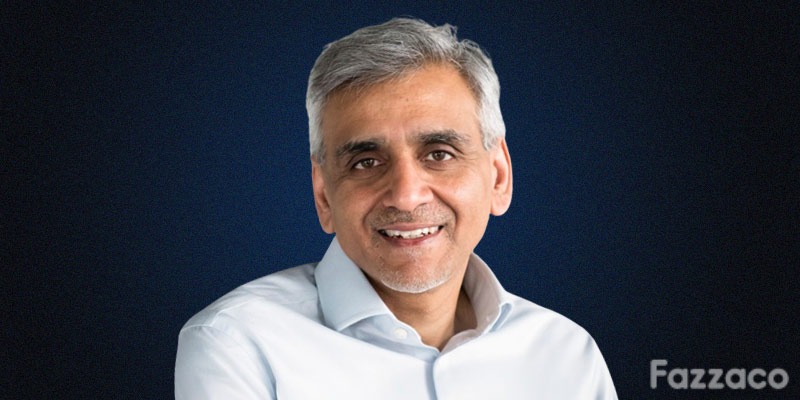 Akber Jaffer, SmartStream chief executive, smiling in a light shirt
