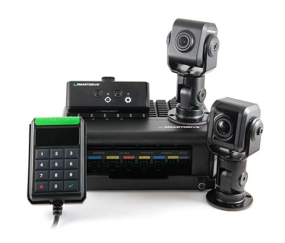 Historical SmartDrive SR4 kit with controller, keypad and separate cameras