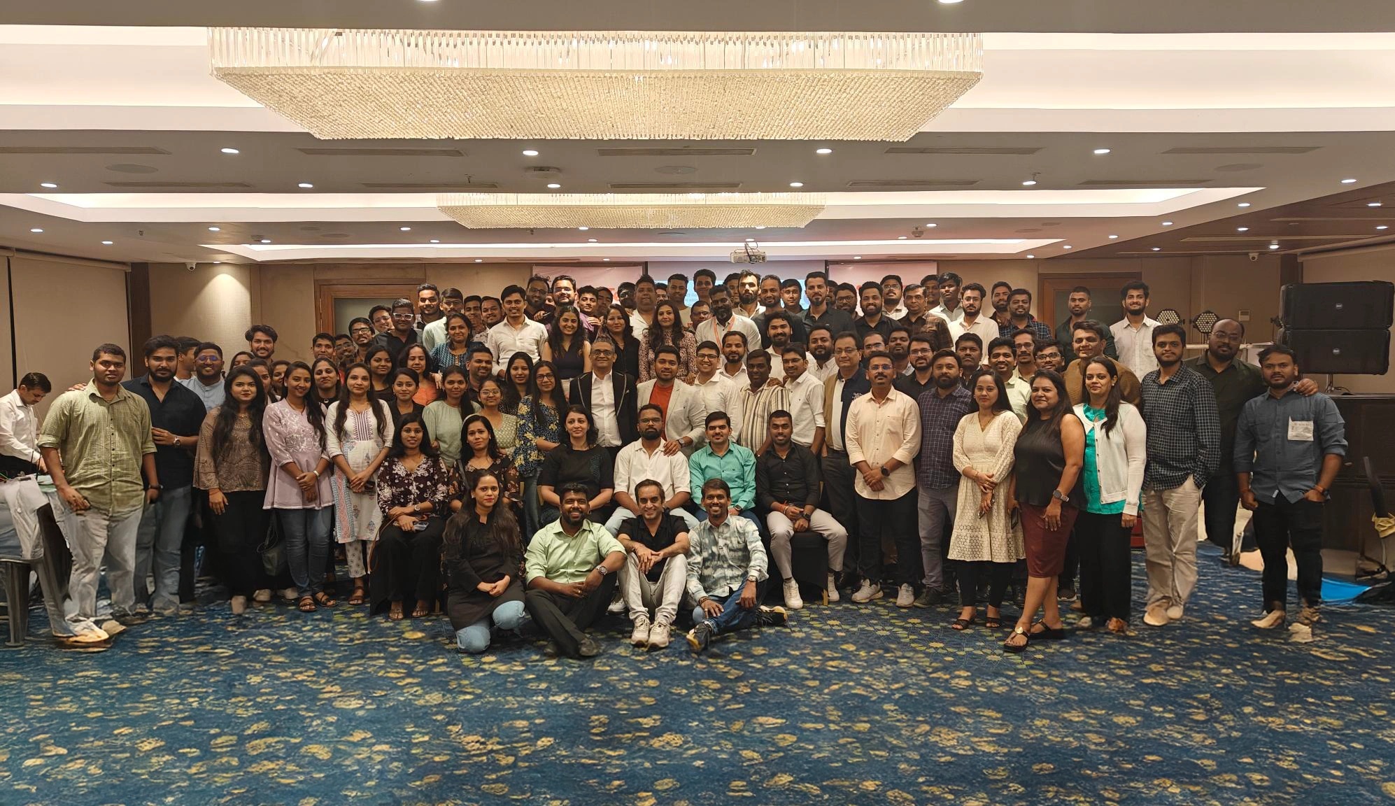 SMARTe team gathered for a group photograph